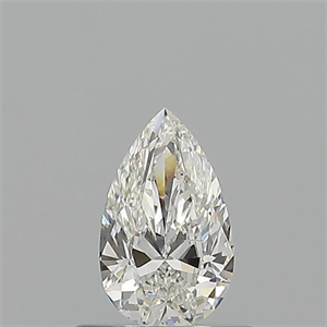 Picture of Natural Diamond 0.50 Carats, Pear with  Cut, G Color, SI1 Clarity and Certified by GIA