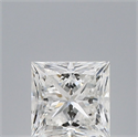 Natural Diamond 0.49 Carats, Princess with  Cut, F Color, VS1 Clarity and Certified by GIA