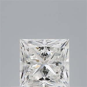 Picture of Natural Diamond 0.49 Carats, Princess with  Cut, F Color, VS1 Clarity and Certified by GIA