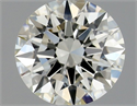 Diamante Natural 0.53 quilates, Redondo , Color J, claridad IF y certificado GIA