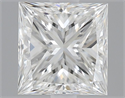 Diamante Natural 0.50 quilates, Princesa , Color E, claridad VVS1 y certificado GIA
