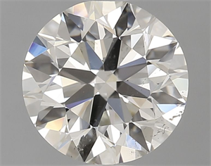 Picture of Natural Diamond 0.91 Carats, Round with Excellent Cut, K Color, SI1 Clarity and Certified by GIA