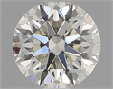 Natural Diamond 1.01 Carats, Round with Excellent Cut, I Color, VVS1 Clarity and Certified by IGI