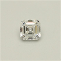 Diamante Natural 0.31 quilates, Asscher , Color E, claridad VVS2 y certificado GIA