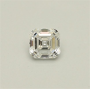 Foto Diamante Natural 0.31 quilates, Asscher , Color E, claridad VVS2 y certificado GIA de