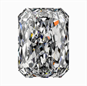 Natural Diamond 0.51 Carats, Radiant with  Cut, G Color, SI1 Clarity and Certified by GIA