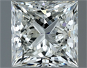 Natural Diamond 0.80 Carats, Princess with  Cut, H Color, VVS1 Clarity and Certified by IGI