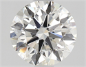 Natural Diamond 1.13 Carats, Round with Excellent Cut, H Color, SI1 Clarity and Certified by GIA