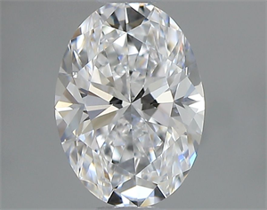 Picture of Natural Diamond 0.50 Carats, Oval with  Cut, D Color, SI1 Clarity and Certified by GIA