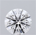 Lab Grown Diamond 4.06 Carats, Round with Ideal Cut, D Color, IF Clarity and Certified by IGI