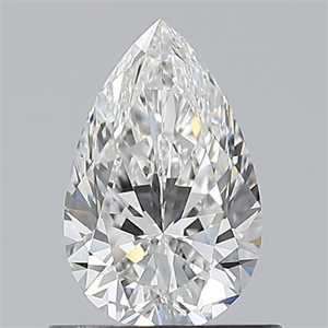 Foto Diamante Natural 0.70 quilates, De pera , Color F, claridad VS1 y certificado GIA de