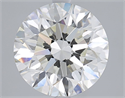 Natural Diamond 4.51 Carats, Round with Excellent Cut, I Color, VVS1 Clarity and Certified by IGI