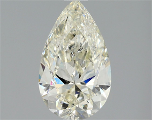Picture of Natural Diamond 1.01 Carats, Pear with  Cut, I Color, SI2 Clarity and Certified by IGI