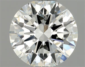 Picture of Natural Diamond 0.70 Carats, Round with Excellent Cut, F Color, SI2 Clarity and Certified by GIA