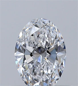 Picture of Natural Diamond 0.42 Carats, Oval with  Cut, D Color, VS2 Clarity and Certified by GIA