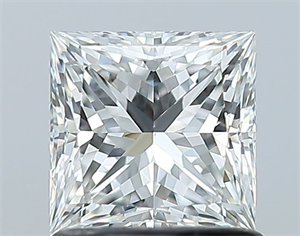 Picture of Natural Diamond 1.02 Carats, Princess with  Cut, G Color, VS2 Clarity and Certified by GIA