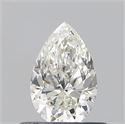 Diamante Natural 0.52 quilates, De pera , Color I, claridad VVS1 y certificado GIA