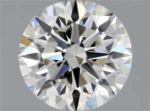 Picture of Natural Diamond 0.80 Carats, Round with Excellent Cut, G Color, IF Clarity and Certified by GIA