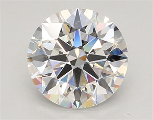 Picture of Lab Grown Diamond 3.05 Carats, Round with Ideal Cut, E Color, VVS2 Clarity and Certified by IGI