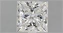 Natural Diamond 0.81 Carats, Princess with  Cut, I Color, VVS1 Clarity and Certified by GIA