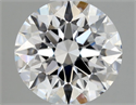 Natural Diamond 0.70 Carats, Round with Excellent Cut, D Color, VVS2 Clarity and Certified by GIA