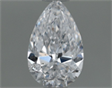 Natural Diamond 0.51 Carats, Pear with  Cut, D Color, SI2 Clarity and Certified by GIA