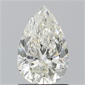 Natural Diamond 1.20 Carats, Pear with  Cut, I Color, SI2 Clarity and Certified by GIA