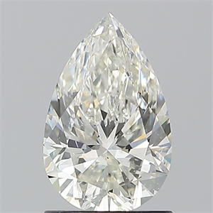 Picture of Natural Diamond 1.20 Carats, Pear with  Cut, I Color, SI2 Clarity and Certified by GIA