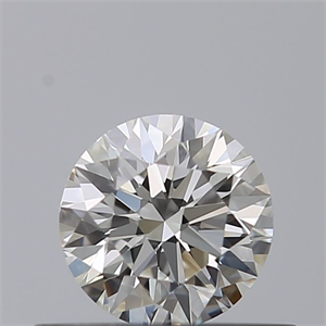 Foto Diamante Natural 0.41 quilates, Redondo , Color G, claridad IF y certificado GIA de