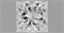 Natural Diamond 1.01 Carats, Princess with  Cut, F Color, VS1 Clarity and Certified by GIA