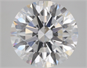 Natural Diamond 5.08 Carats, Round with Excellent Cut, D Color, FL Clarity and Certified by GIA