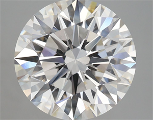 Picture of Lab Grown Diamond 5.09 Carats, Round with Ideal Cut, H Color, VS1 Clarity and Certified by IGI
