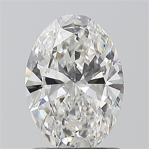 Picture of Natural Diamond 1.01 Carats, Oval with  Cut, G Color, SI2 Clarity and Certified by GIA