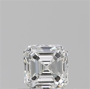 Foto Diamante Natural 0.50 quilates, Asscher , Color G, claridad VVS2 y certificado GIA de