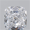 Diamante Natural 1.71 quilates, Del cojín , Color D, claridad SI1 y certificado GIA
