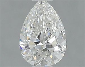 Foto Diamante Natural 0.40 quilates, De pera , Color F, claridad VS1 y certificado GIA de