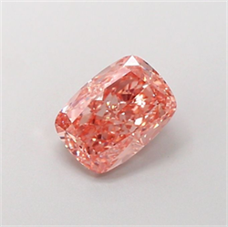 Picture of Lab Grown Diamond 1.60 Carats, CUSHION MODIFIED with  Cut, Fancy Intense Pink Color, VVS2 Clarity and Certified by IGI