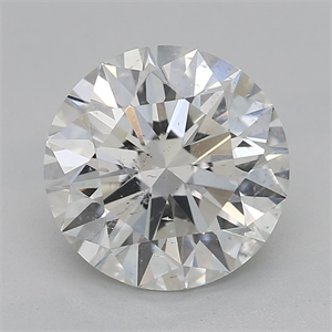 Picture of Natural Diamond 1.70 Carats, Round with Excellent Cut, I Color, SI2 Clarity and Certified by GIA