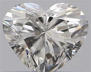 Picture of Natural Diamond 0.40 Carats, Heart with  Cut, G Color, SI1 Clarity and Certified by GIA