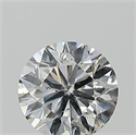 Natural Diamond 1.01 Carats, Round with Very Good Cut, G Color, I1 Clarity and Certified by GIA