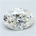 Diamante Natural 3.01 quilates, Ovalado , Color I, claridad VS2 y certificado GIA