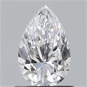 Natural Diamond 0.80 Carats, Pear with  Cut, D Color, VS2 Clarity and Certified by GIA