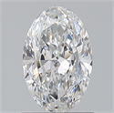 Diamante Natural 0.70 quilates, Ovalado , Color D, claridad VS2 y certificado GIA