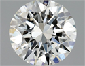 Natural Diamond 0.49 Carats, Round with Excellent Cut, G Color, VVS2 Clarity and Certified by GIA