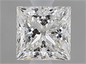 Natural Diamond 0.90 Carats, Princess with  Cut, G Color, VVS2 Clarity and Certified by GIA