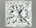 Natural Diamond 0.60 Carats, Princess with  Cut, G Color, VVS1 Clarity and Certified by GIA