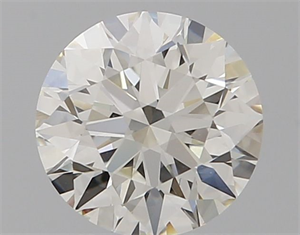 Picture of Natural Diamond 0.70 Carats, Round with Excellent Cut, H Color, VS1 Clarity and Certified by GIA