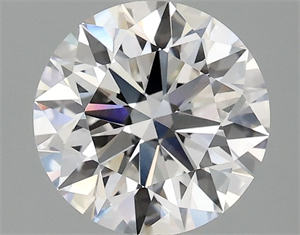 Picture of Lab Grown Diamond 2.00 Carats, Round with Ideal Cut, D Color, VVS2 Clarity and Certified by IGI