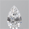 Diamante Natural 0.70 quilates, De pera , Color D, claridad VS2 y certificado GIA