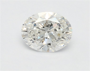 Picture of Natural Diamond 0.46 Carats, Oval with  Cut, F Color, I1 Clarity and Certified by GIA